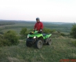 patronul cu ATVul pe dealul Sumleu